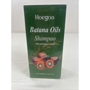 Hoegoa Batana Oils Shampoo With Rosemary Extract 10.14fl Oz NIB Sealed